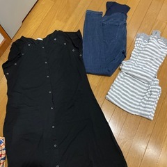 Lサイズマタニティパジャマとジーンズ　