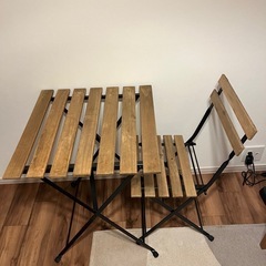 IKEA ガーデンテーブル&チェアの画像