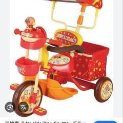 アンパンマン三輪車 (トントン) 生駒の三輪車の中古あげます・譲ります 