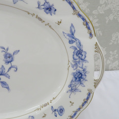 NIKKO (ニッコー) 食器 LIBERTY リバティ プレート 大皿 楕円形 サンドイッチプレート 35cm 花柄 【キモノオフ野々市若松店】の画像
