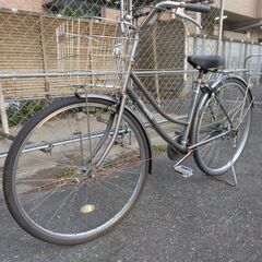 27インチのママチャリです。後タイヤ新品交換済みです。