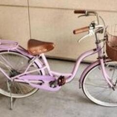 中古 24インチ  SR CUTE パープル 自転車