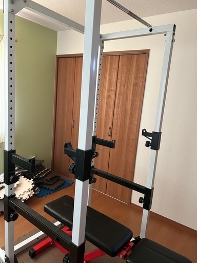 【お取引中】
ホームジム、パワーラック　筋トレ始める方へ　早いもの勝ち⭐︎