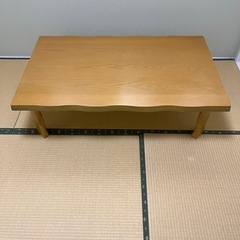 決まりました（美品）タモ材使用の座卓の画像