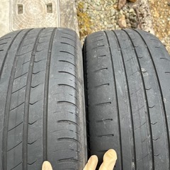 最終値下げ　16インチ6.5J +53 114.3 ４本　205/60r16 ハンコック　17年製造　の画像