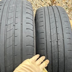 最終値下げ　16インチ6.5J +53 114.3 ４本　205/60r16 ハンコック　17年製造　の画像