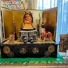 秀月　五月人形　京造り　古代鎮太刀御弓飾り
