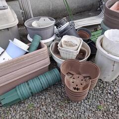 【決まりました】プラスチック鉢、園芸支柱の画像
