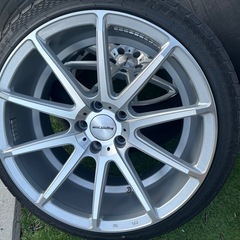 タイヤホイール　美品　19インチ 9.5J +38 235/40R19 4本　中古の画像