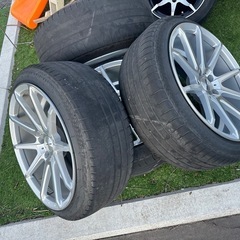 タイヤホイール　美品　19インチ 9.5J +38 235/40R19 4本　中古の画像