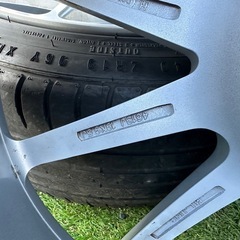 タイヤホイール　美品　19インチ 9.5J +38 235/40R19 4本　中古の画像