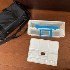 小学校　絵の具道具の画像