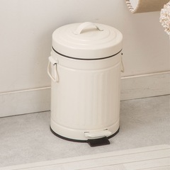 【美品】ニトリ「ペダルペールソフトクローズ 20L（アイボリ 一）