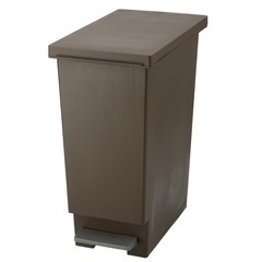 ニトリ　ゴミ箱　スリムペダルペール30L (ブラウン) 受け渡し...