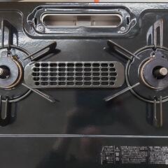 【売ります】リンナイ　二口+グリル付コンロ　LPガス（プロパンガス）用　KG35NBK　2024年製の画像