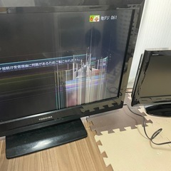 【決まりました】ジャンク！TV2台【部品取りなど】に！