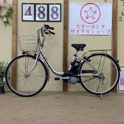 Panasonic - 488整備済新基準　パナソニック 電動アシスト自転車 26インチ 中古車 488整備済新基準 パナソニック 電動アシスト自転車 26インチ 中古車