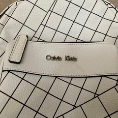再値下げ☆Calvin Klein 白リュック  の画像