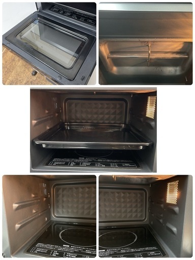 R736 ☀️ YAMAZEN オーブンレンジ （18L / ヘルツフリー）22年製 NERP-018FV ⭐ 動作確認済 ⭐ クリー