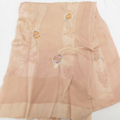 帯締め・帯揚げセット 正絹 平組 くすみピンク 鈴柄 絞り 宝尽くし 地模様 絹100% 和装小物 箱入 帯〆 Mサイズ 【キモノオフ野々市若松店】の画像