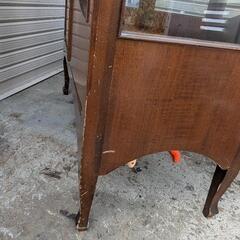 最高級家具 飾り棚 イタリア製 クラシック マホガニー材 象嵌