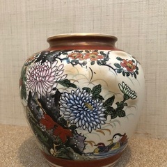 九谷焼き　花瓶　壺