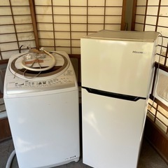 冷蔵庫と洗濯機　無料　引渡者決定済