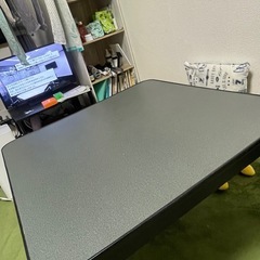 こたつテーブル　黒の画像