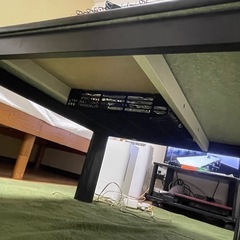 こたつテーブル　黒の画像