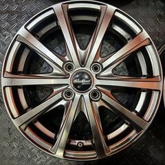 MANARAY SPORT Euro Speed マナレイスポーツ ユーロスピード 15インチ 4本 4.5J4HPCD100+45 ハスラー ワゴンR等　(VHI391)の画像