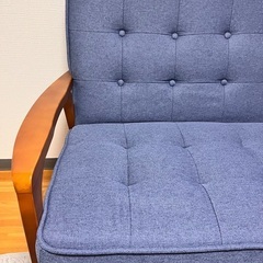 【3/27〆】【値下げ】【キズ・汚れなし】2人掛けソファの画像