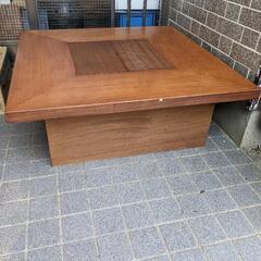 木製 角火鉢/正方形 古民家の画像