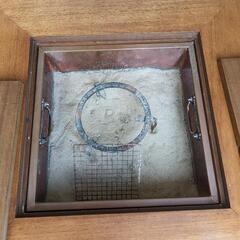 木製 角火鉢/正方形 古民家の画像