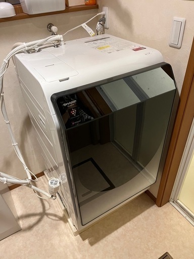 シャープ　洗濯機　ドラム　ES-W114 乾燥不調