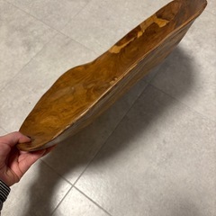【ほぼ新品】木製トレイ 不定形の画像