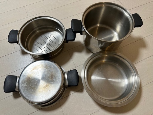 アムウェイクイーンクック　4Lシチューパン他