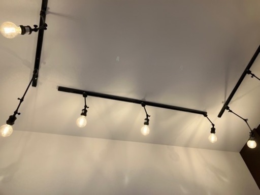LEDライト９個　ライティングレール　角度調整可　