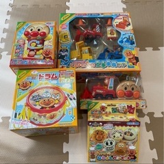 【お取り引き中】くるくるバブルステッキ＆アンパンマンおもちゃセットの画像