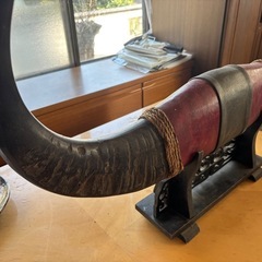 水牛の角　置き物
の画像