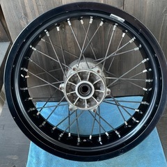 スズキDR-Z400SM SK44A純正フロントホイール リアホイール前後 DR-Z400SM SK44A純正フロントホイール リアホイール前後（07-09