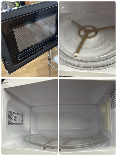 R233 ☀️ アイリスオーヤマ 電子レンジ 700Ｗ (西日本専用：60Hz) 21年製 PMB-T176-6-B ⭐ 動作確認済 ⭐ クリーニング済