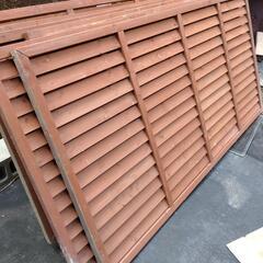 ウッドフェンス　ラティスの画像