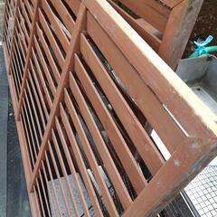 ウッドフェンス　ラティスの画像