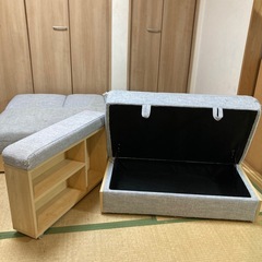 ソファーベッド3人掛けの画像