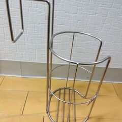 尿器掛 SS丸型 ステンレス製 三和化研工業 (尿器 介護 排尿) 介護用品 尿器掛け サンワカケンの画像