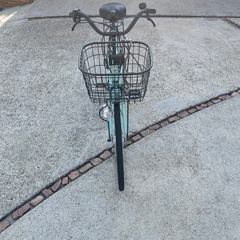 ママチャリ    水色の画像