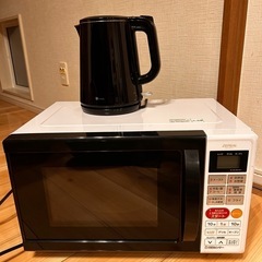 電子レンジ　ケトルセットの画像