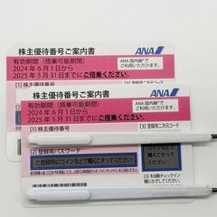 ✨ANA株主優待優待搭乗券２枚です　
