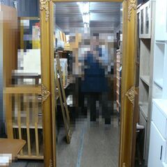 M01T アンティーク調 大型 ミラー 外寸W82×H182cm...