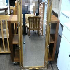 M03T アンティーク調 ミラー 外寸W52×H132cm 姿見...